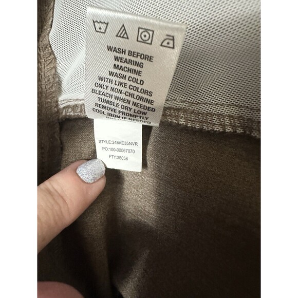 Napa Valley Comfort Waistband Slimming Solution Taupe‎ Dress Pants 20WS Short - Picture 6 of 6